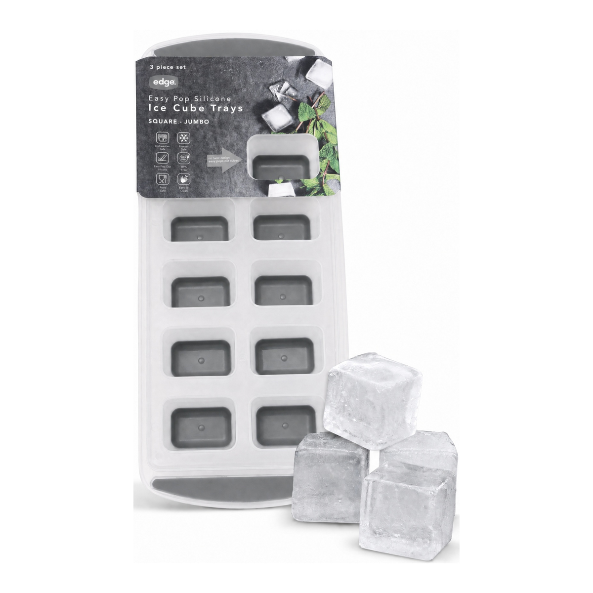 Gray Ice cube Trays