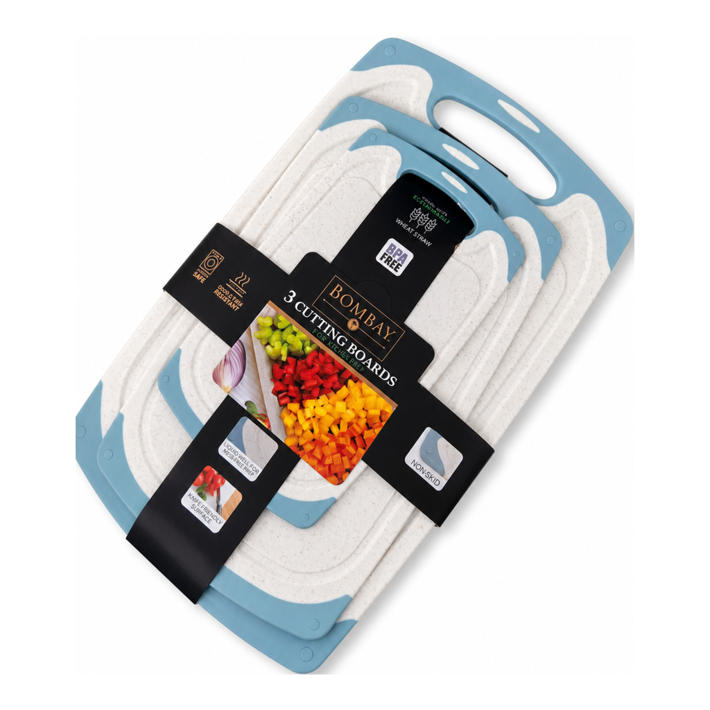 3-Piece Cutting Board Set | Blue