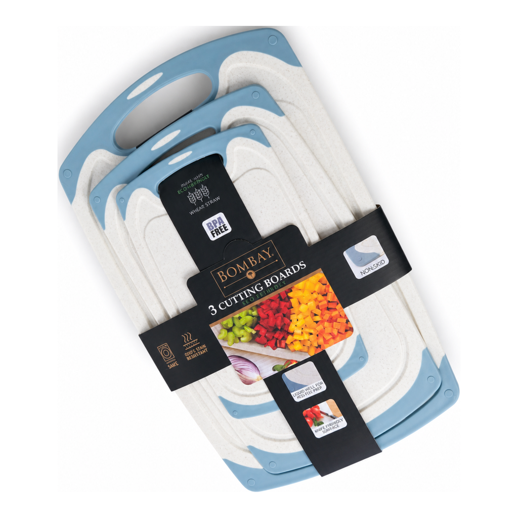 3-Piece Cutting Board Set | Blue