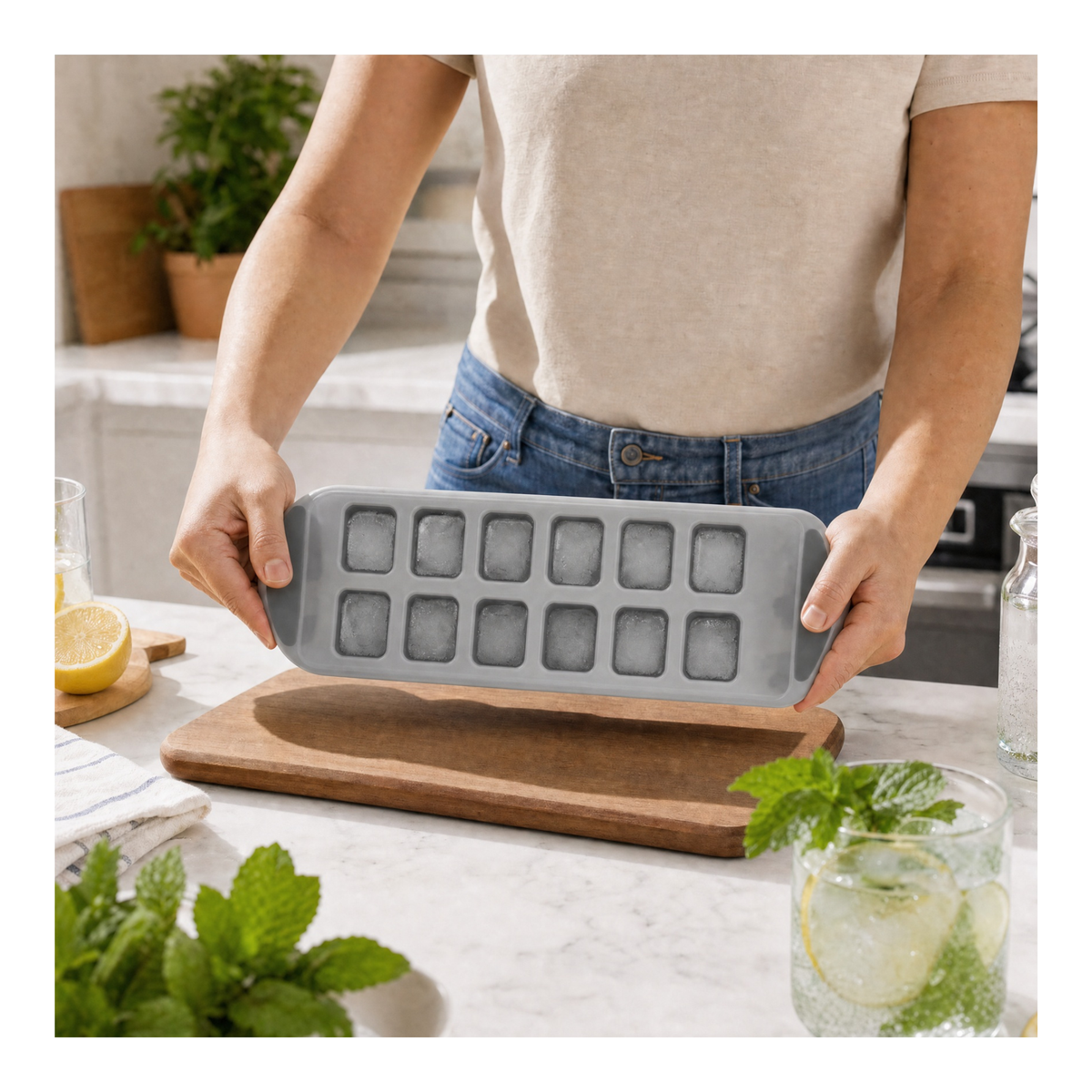 Gray Ice cube Trays